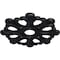 Ekena Millwork Angel Ceiling Medallion (Fits Canopies up to 4 3/8"), 20 7/8"OD x 3 5/8"ID x 1"P, Steel Gray CM20ANSGS - alternate 5